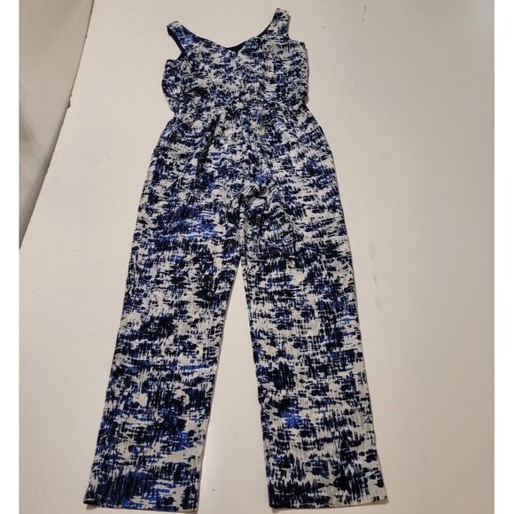 TRAVEL PERFECT WRINKLE RESISTANT JUMPSUIT W/ POCKETS VINCE CAMUTO 2 4 6 SMALL - Picture 1 of 9